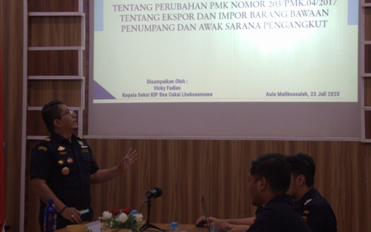 Bea Cukai Lhokseumawe Perkuat Kompetensi Pegawai Hadapi Rencana Dibukanya Rute Pelayaran Internasional