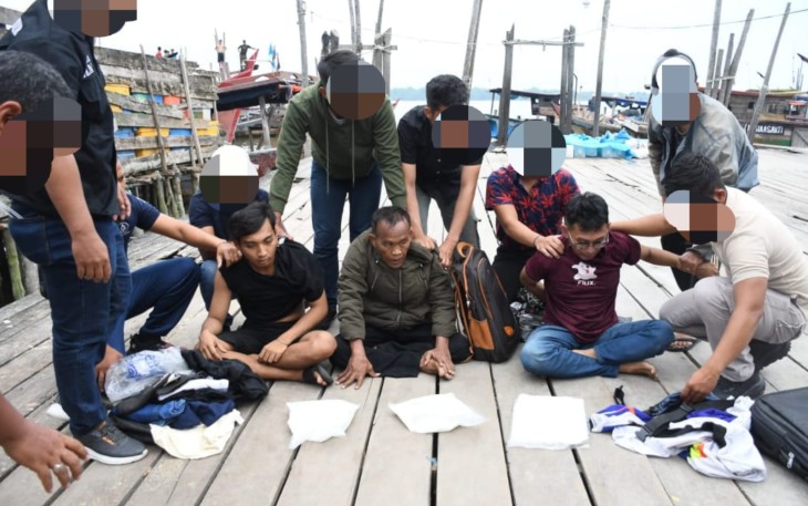 TNI AL Gagalkan Penyelundupan 4,5 Kg Sabu di Perairan Asahan 