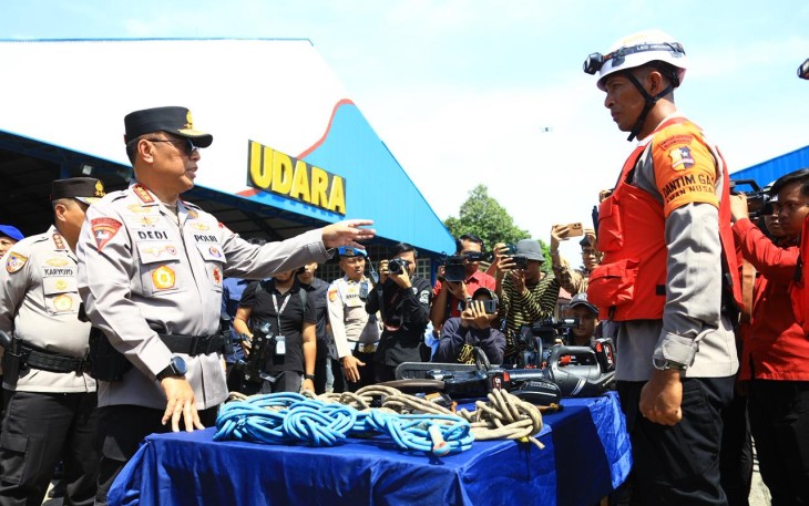 Polri Gelar Apel Pergeseran Pasukan