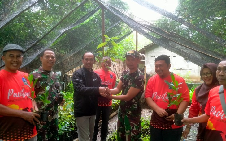 Kodim Ponorogo dan Dishut CDK Pacitan Tingkatkan Kerjasama Pembuatan Bibit
