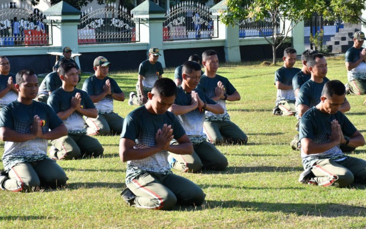 Anggota Kodim Ponorogo Gelar Latihan PSM 