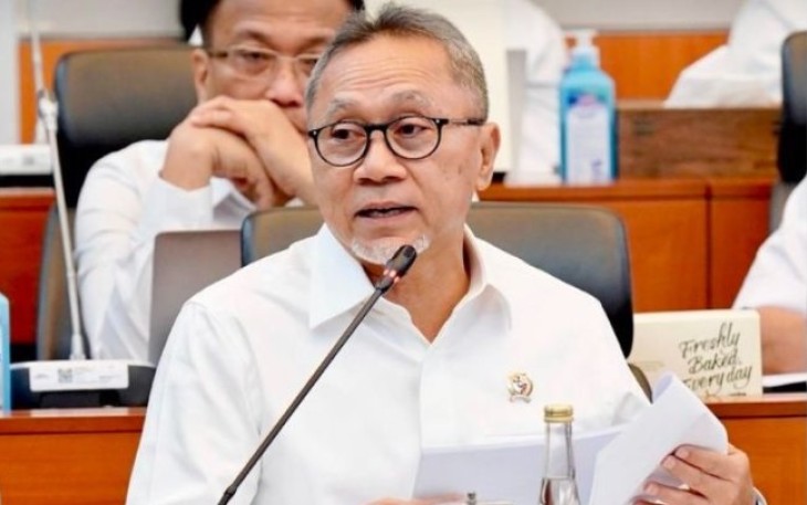 Menteri Koordinator Bidang Pangan, Zulkifli Hasan, dalam Rapat Koordinasi Terbatas Bidang Pangan di Jakarta, Rabu (22/1).