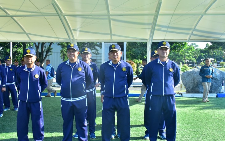 Pangkolinlamil Hadiri Pelepasan Kontingen TNI AL Dalam Kejuaraan Piala Panglima TNI 
