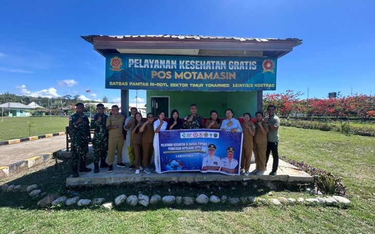 Pelayanan Kesehatan Gratis Warnai Kehadiran Satgas Pamtas di Malaka
