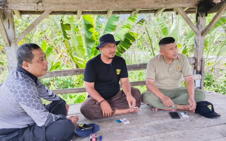 Danramil 0801/03 Arjosari Survey Lokasi Pembangunan Koperasi Desa Merah Putih Tahap 3