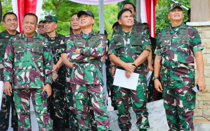 Panglima TNI Tinjau Gladi Model Latihan TNI 2025
