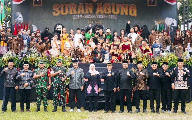 Danrem 081/DSJ Kolonel Arm Untoro Hariyanto mengapresiasi pelaksanaan Suran Agung di Madiun Raya yang telah dapat berjalan dengan baik