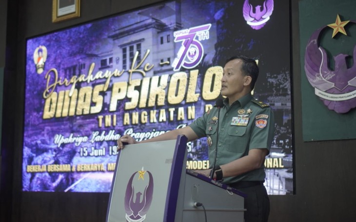 Kepala Dinas Psikologi TNI Angkatan Darat (Kadispsiad) Brigjen TNI Sony Hendayana, S.Psi., M.Si