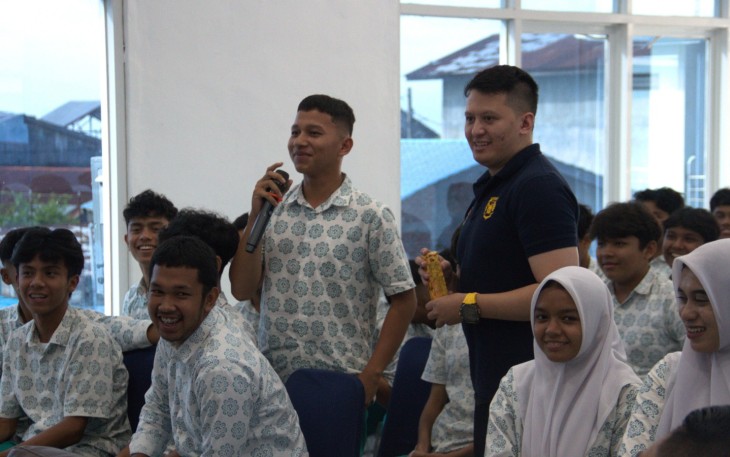 SMA Sukma Bangsa Pidie Kunjungi Bea Cukai Lhokseumawe