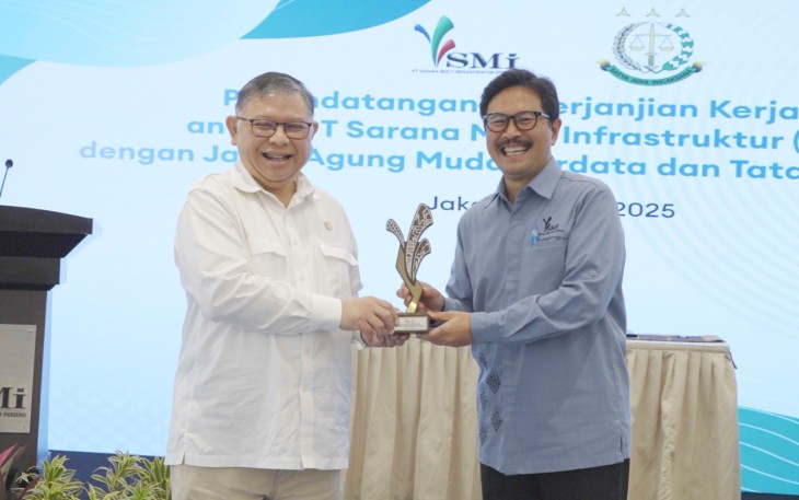 Perjanjian kerja sama Jaksa Agung Muda Bidang Perdata dan Tata Usaha Negara (JAM DATUN) dengan PT Sarana Multi Infrastruktur
