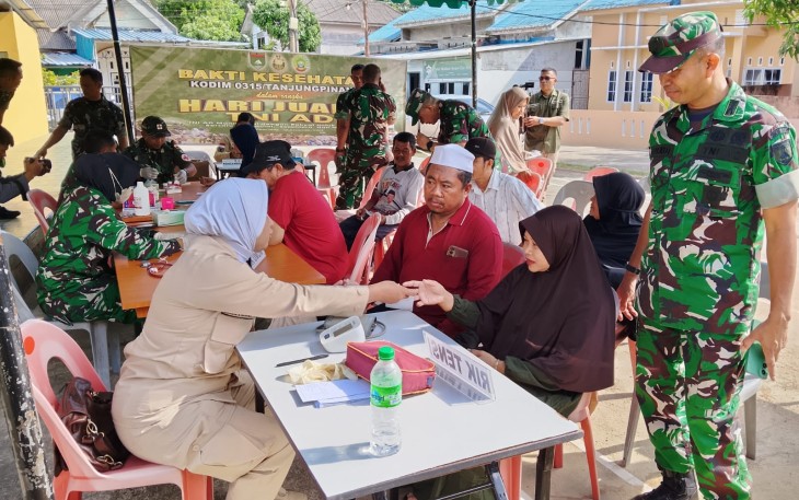 Kodim 0315/Tanjungpinang Gelar Bakti Kesehatan Hari Juang TNI AD ke-80 di Panti Asuhan Insan Cita