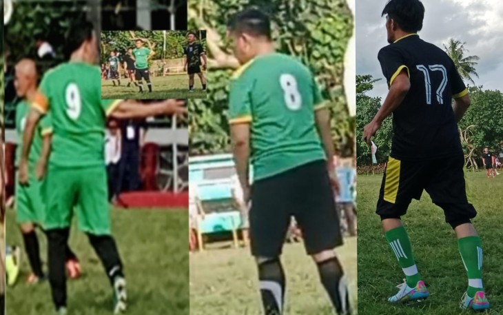 Turnamen sepak Bola Bupati Cup 2025, di Lapangan Merdeka Labuhan Jukung, kecamatan pesisir tengah, Rabu sore, (20/08/2025). 