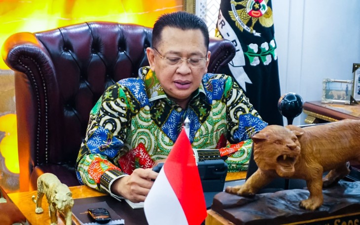 Bamsoet dalam menyambut HUT ke-23 AMPG di Jakarta, Selasa (11/2/25).