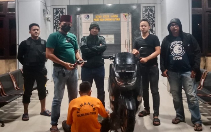 Satu dari Dua Pelaku Begal Bersenpi Diringkus Polsek Belitang II 