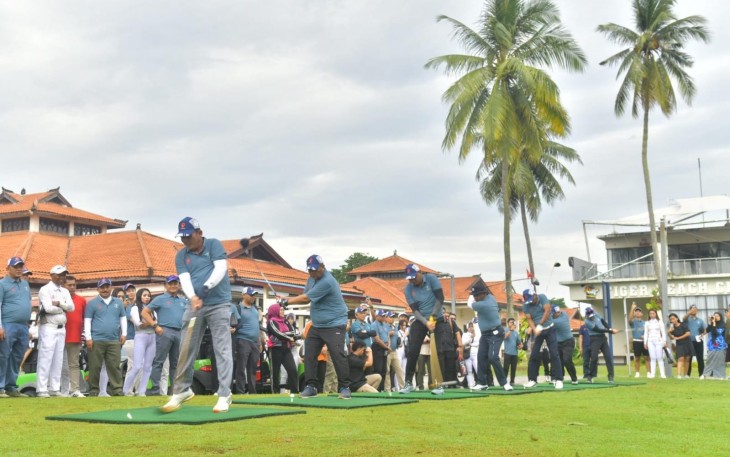 Gubernur Ansar dan Wagub Nyanyang saat Hadiri Bhayangkara Golf Charity Tournament 2025