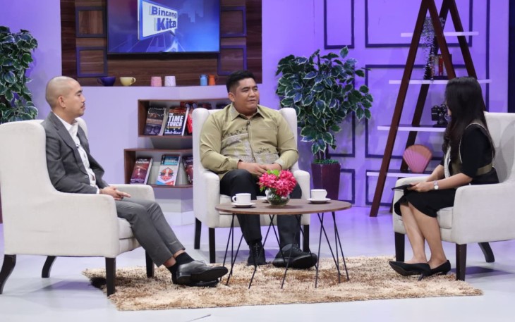 Bupati Bintan Roby Kurniawan saat Jadi Bintang Tamu di Program Bincang Kita di Studio Gold Kompas TV, Jakarta, Rabu (27/08/2025) malam.