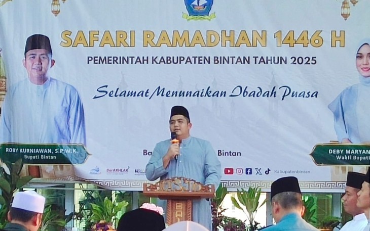 Bupati Bintan Roby Kurniawan SPWK saat Safari Ramdhan