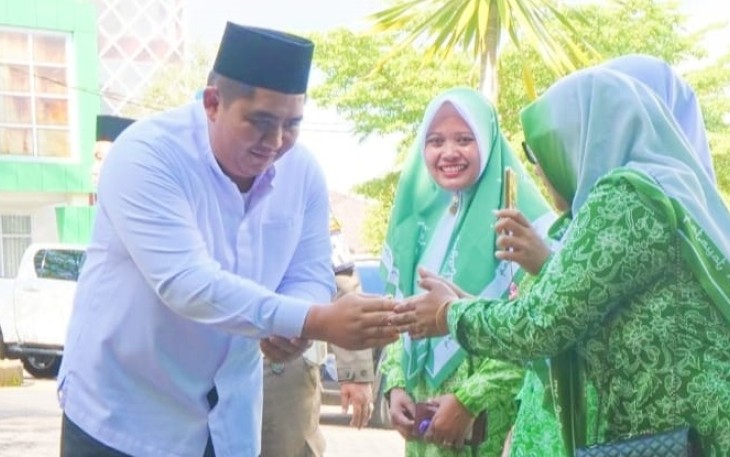 Bupati Bintan Roby Kurniawan saat Hadiri Harlah ke-102 Nahdlatul Ulama