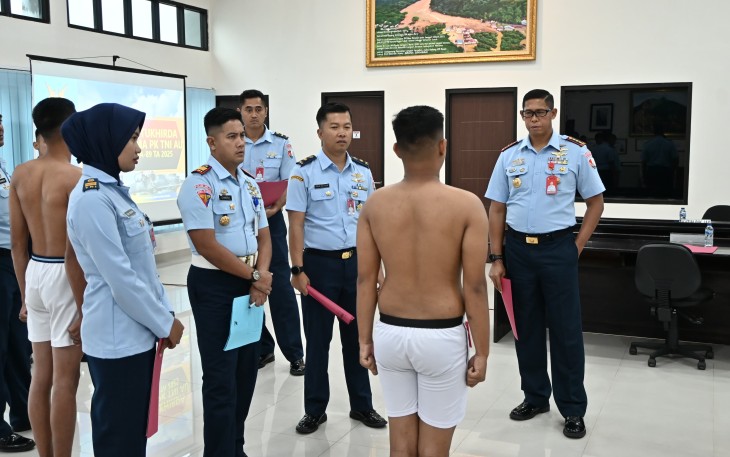 8 Orang Casis Tamtama PK TNI AU Ikuti Pantukhir Daerah di Lanud Raden Sadjad Natuna 