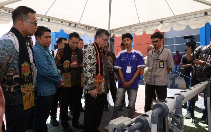Menaker Yassierli saat mengunjungi BPVP Banda Aceh, Kamis (25/9)