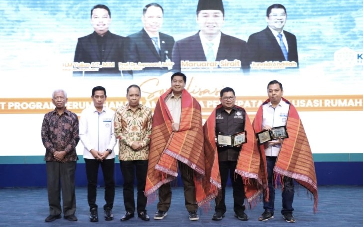 Menteri PKP Maruarar Sirait di kampus UMSU, Medan, Rabu (8/10)