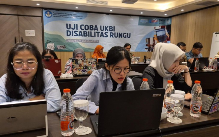 Uji coba UKBI disabilitas rungu di Jakarta 