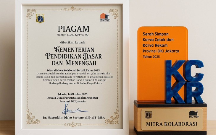 Penghargaan Mitra Kolaborasi Karya Cetak dan Karya Rekam (KCKR) Terbaik 2024