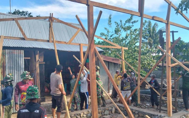 Rehab RTLH TMMD ke 126 Kodim Takalar 