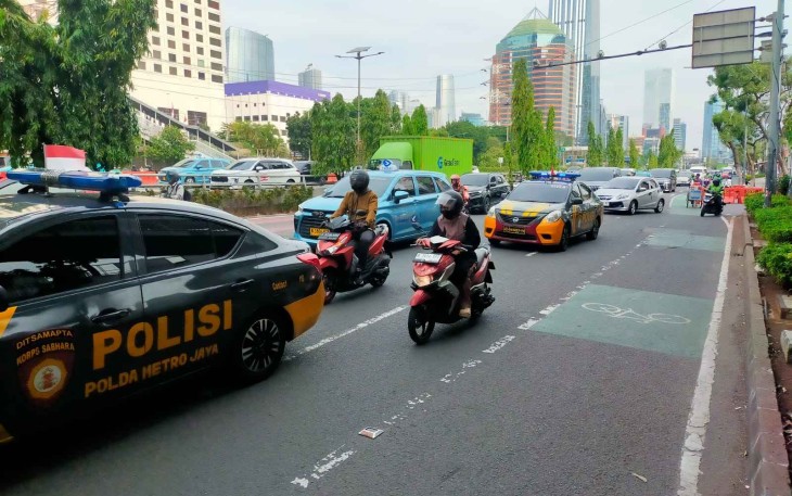 Patroli kamtibmas Polda Metro Jaya 