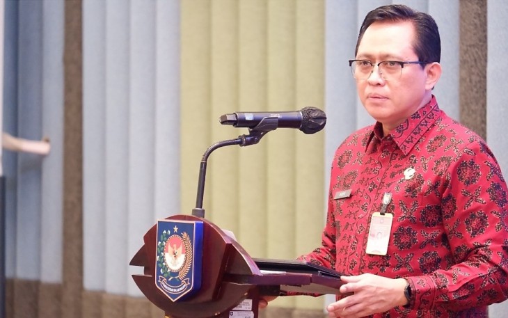 Dirjen Bangda Kemendagri Restuardy Daud 