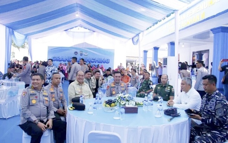 Peresmian SPPG Polres Asahan II di Polsek Simpang Empat