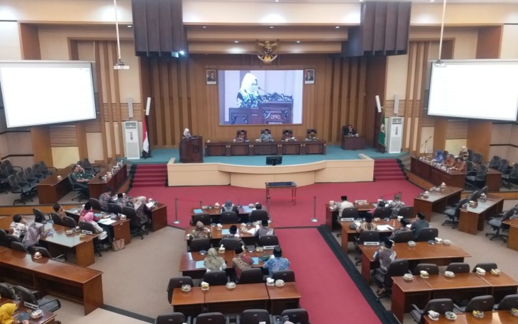 Rapat Paripurna DPRD Kabupaten Malang, Kamis (11/09/2025).
