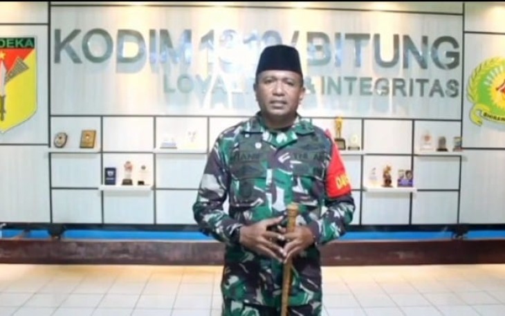 Dandim 1310Bitung, Letkol Czi Hanif Tupen, S.T.,M.I.P