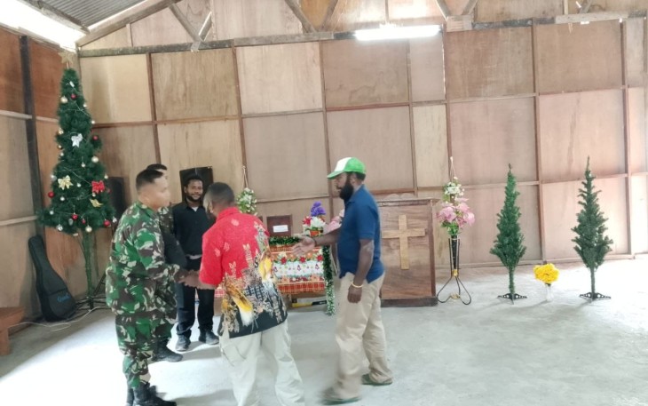Danramil Tembagapura Jalin Silaturahmi dengan Tokoh Agama