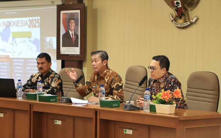 Direktur SUPD III Kemendagri, TB Chaerul Dwi Sapta dalam Rakor Pemerintah Pusat dan Daerah untuk mendukung kegiatan Sail To Indonesia 2025 yang digelar di Jakarta, beberapa waktu lalu.