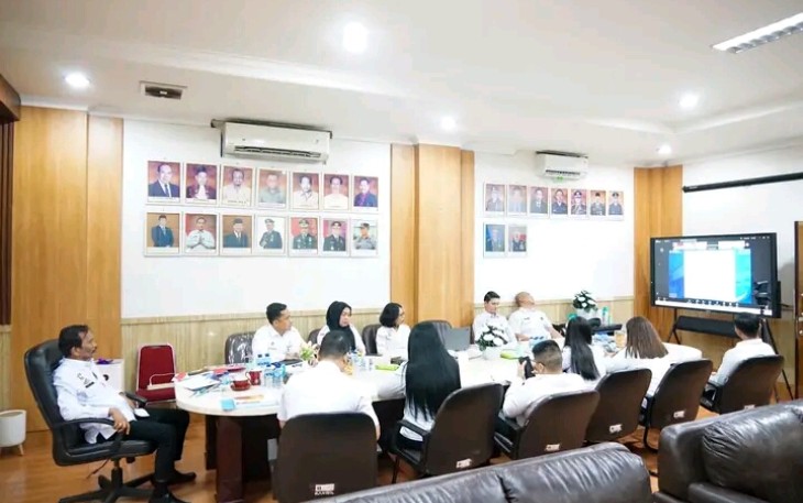 Kanwil Kementerian Hukum Sumut Menggelar Koordinasi Pimpinan.