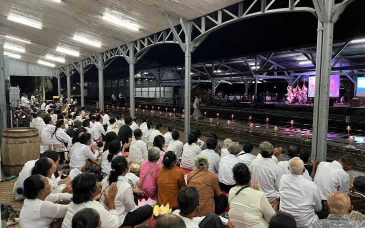 KAI Wisata berkolaborasi dengan mitra Resto & Art Stasiun Tuntang dan Pokjaluh Agama Buddha Kabupaten Semarang untuk mewujudkan event Festival Siripada.