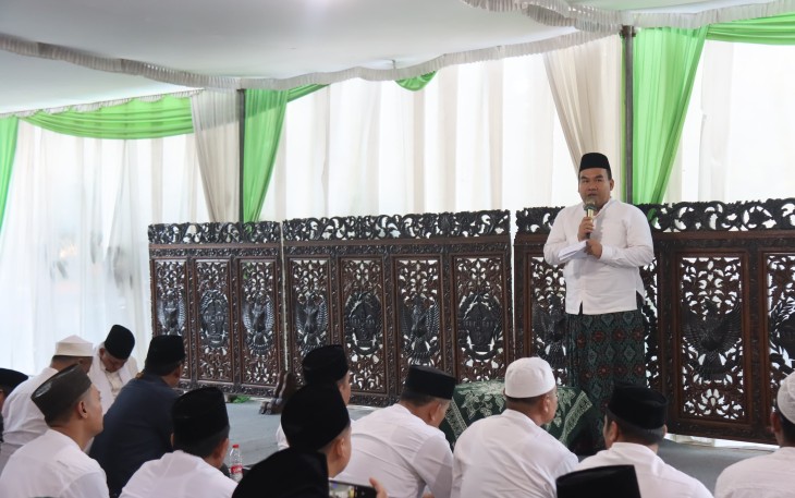 Bupati Blora Arief Rohman bersama Wakil Ketua Komisi Pemberantasan Korupsi luncurkan " GASTRA " di pendopo rumah dinas Bupati Blora pada Minggu (3/8/2025).