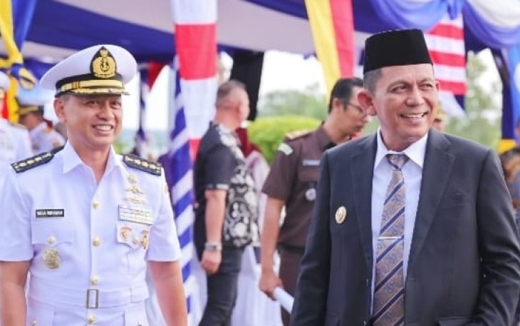Gubernur Kepri saat Hadiri Sertijab Pangkoarmada I dan II di Tanjungpinang