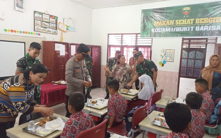 Kodam I BB Laksanakan Kegiatan Makan Sehat Bergizi.