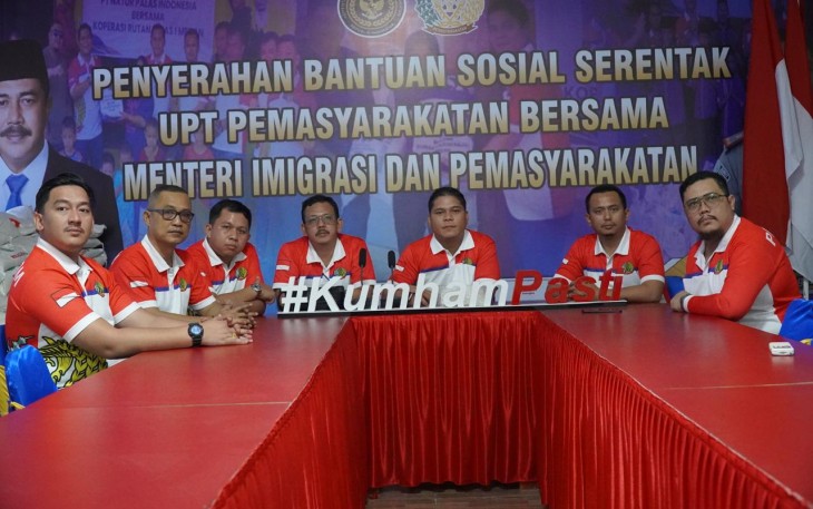Rutan Kelas I Medan Mengikuti Pengarahan Oleh Dirjenpas RI.
