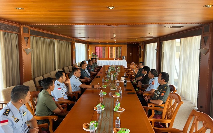 Audiensi Personel TNI di KBRI Canberra