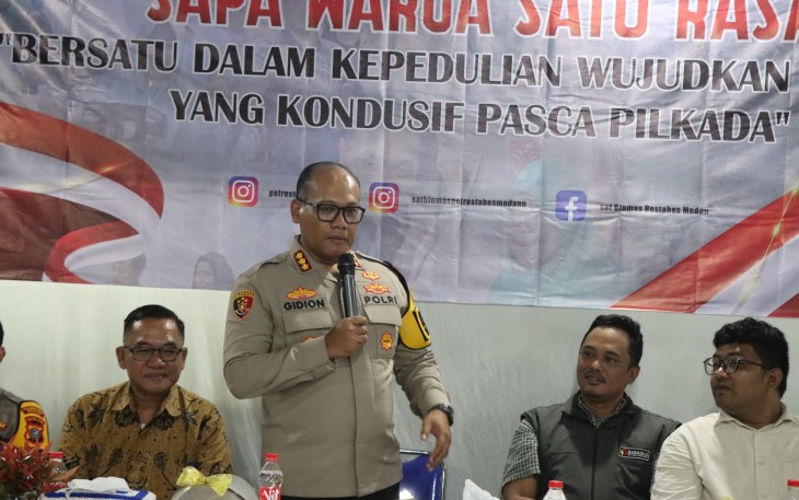 Kapolrestabes Medan Hadiri Kegiatan Sapa Warga Satu Rasa