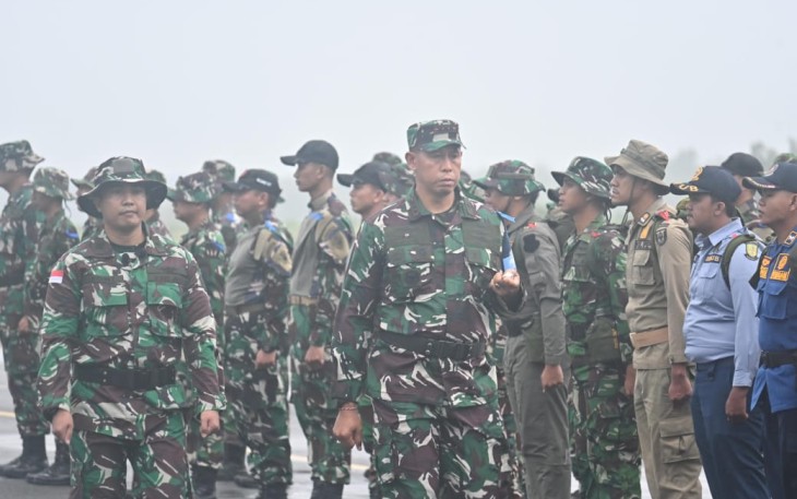 Danlanud RSA Natuna Pimpin Upacara Pembukaan Latihan Survival Dasar Punai Sakti 25