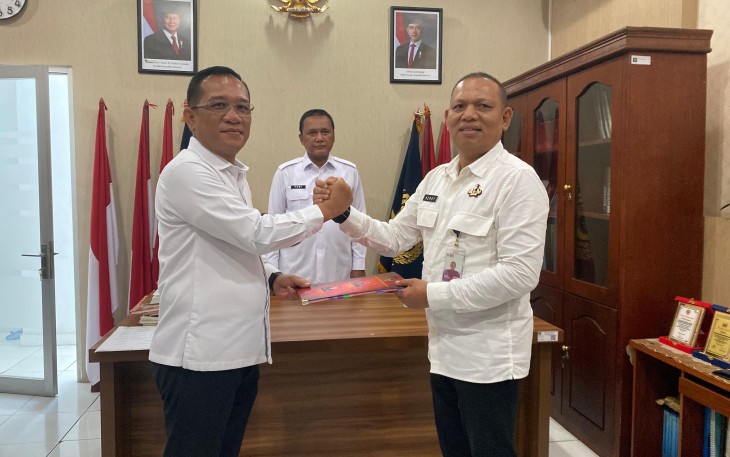 Momen Pergantian Pimpinan di Lapas Kelas I Medan.