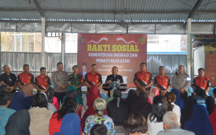 Pelaksanaan Bakti Sosial di Lapas Kelas I Medan.