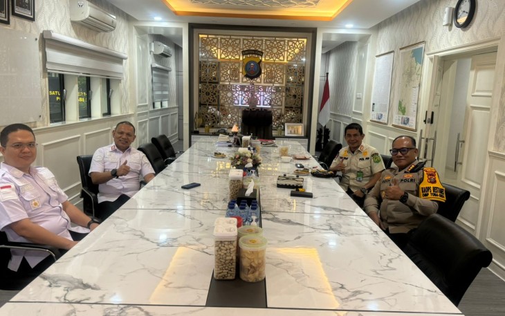 Kalapas Kelas I Medan Lakukan Kunjungan ke Kapolrestabes Medan