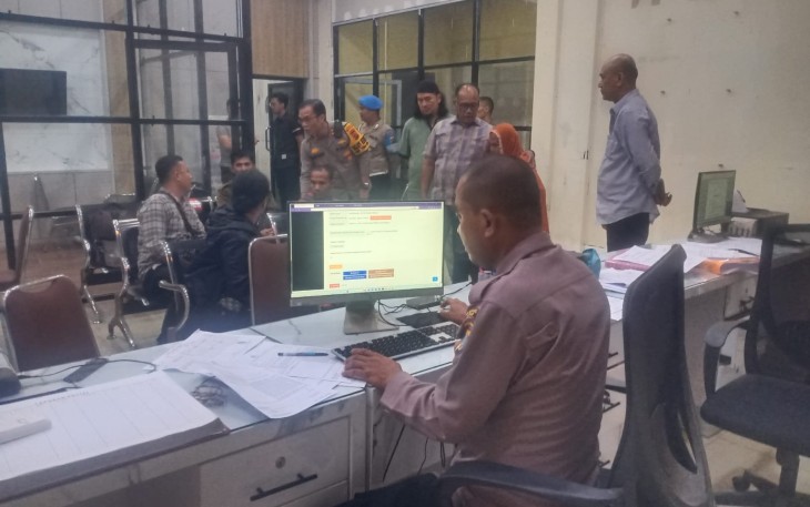 Kapolrestabes Medan Sidak ke SPKT.