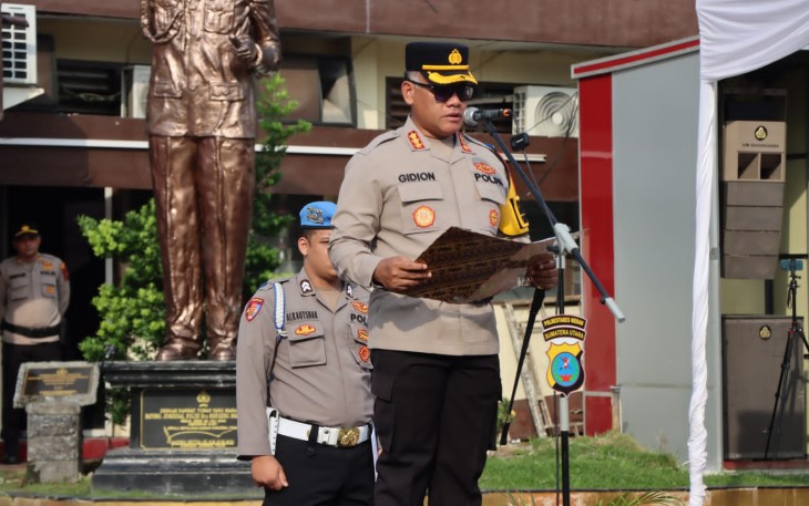 Kapolrestabes Medan Pimpin Sertijab Sejumlah PJU.