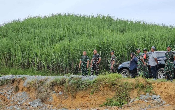 Peninjauan lokasi ketahan pangan di Blitar, Jum'at (7/3)